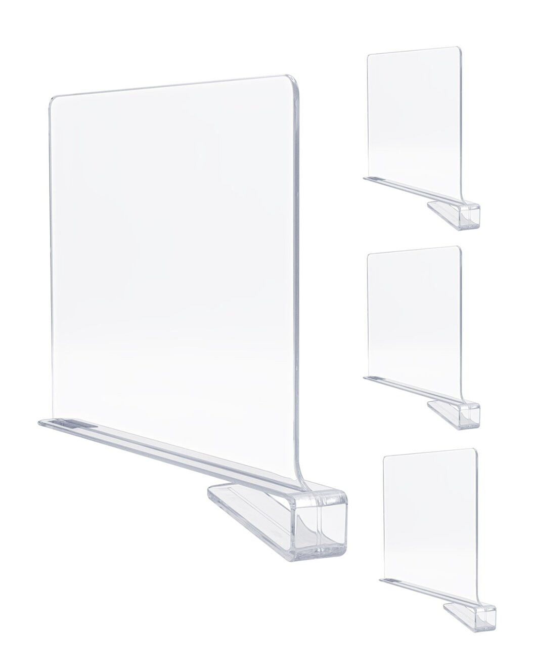 Set of 4 Acrylic Shelf Dividers | Gilt & Gilt City