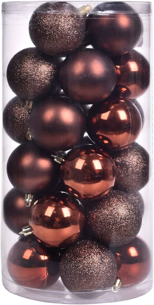 30ct Christmas Ball Ornaments, 2.36" Shatterproof Tree Decorations, Perfect Hanging Ball for Indo... | Amazon (US)