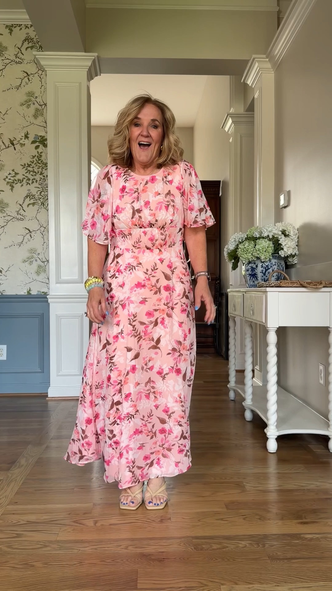 Dresses I’m wearing my regular size 8 or medium in all. The blue maxi is a medium petite.

20% off my bracelet stack code NANETTE20

#LTKOver40 #LTKPetite #LTKSaleAlert MOG MOB

#LTKWedding