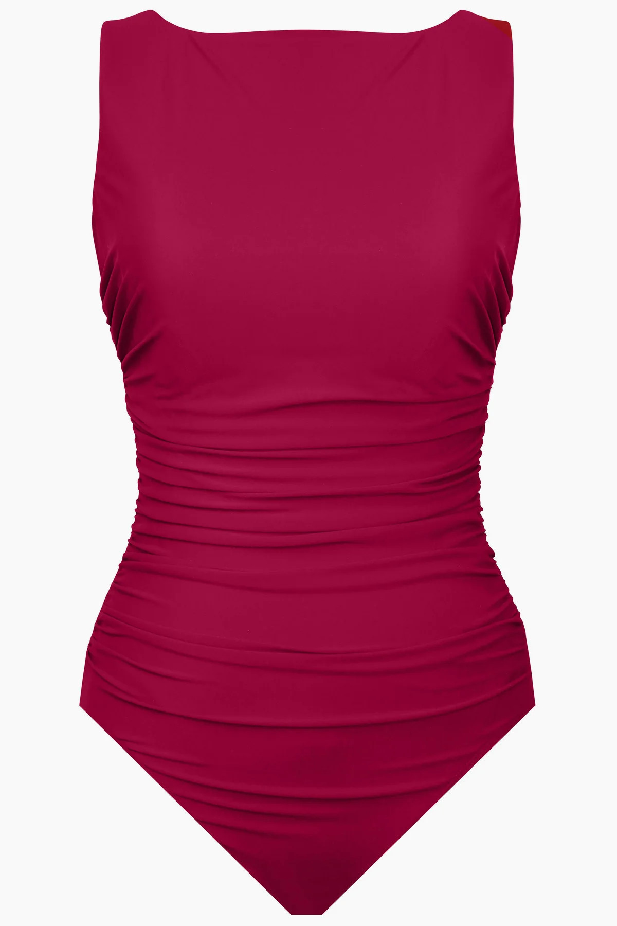 Miraclesuit Rock Solid Regatta High-Neck One Piece Swimsuit | MiracleSuit