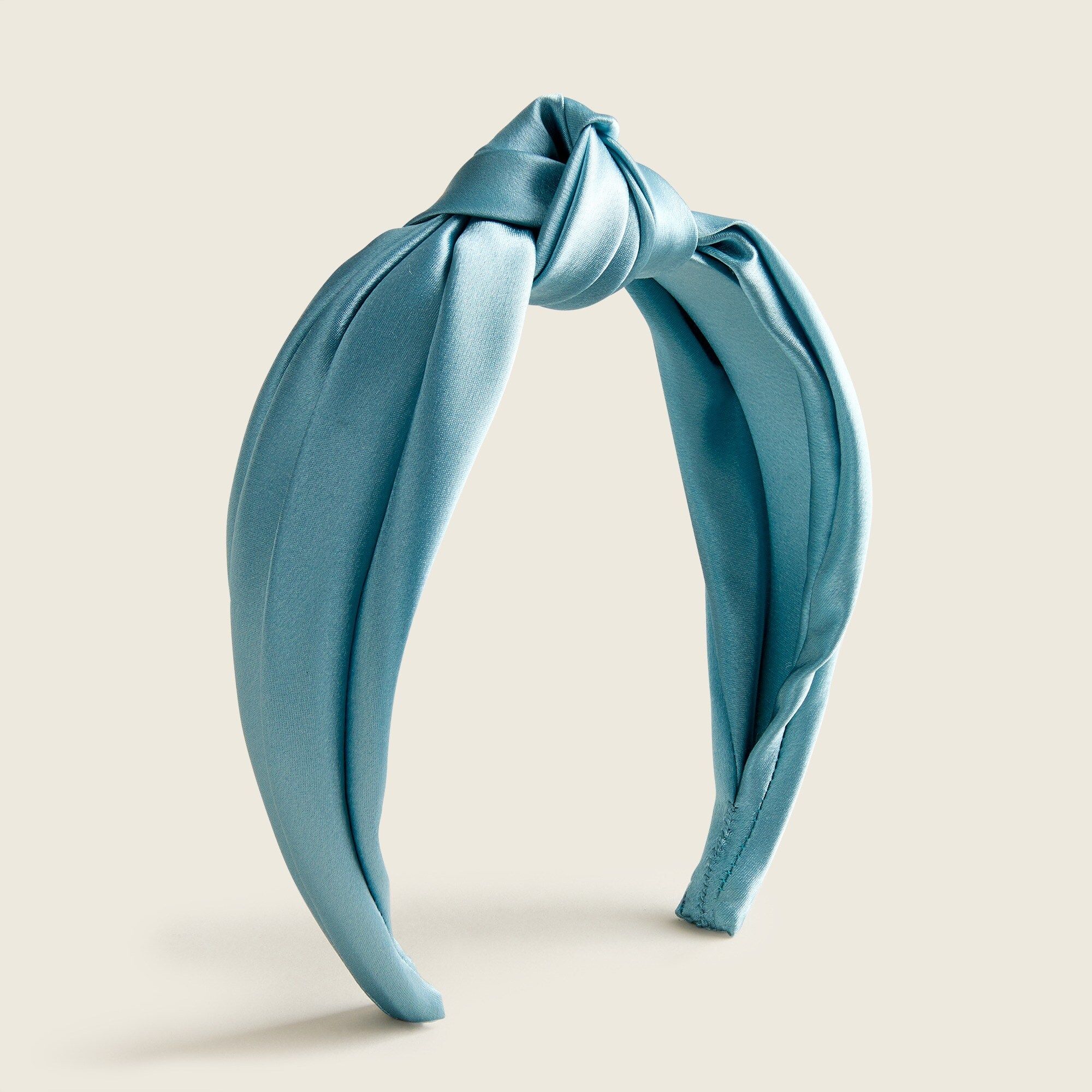 Knot headband in satin | J.Crew US