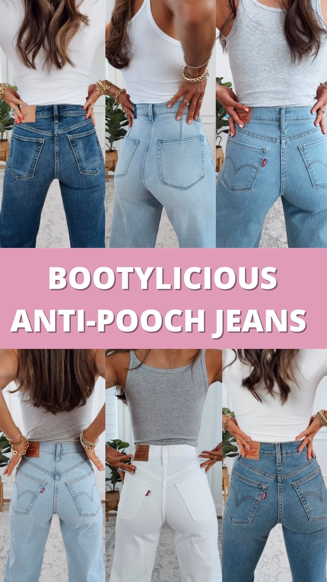 Stretchy Jeans - wearing my true to size (25) in each. I’m 5’6” and wearing the regular length in each except the sweatpant jeans. I’m wearing a 32” inseam. Come in length options! 

#LTKfitnessgoals #LTKselfcare #LTKSaleAlert