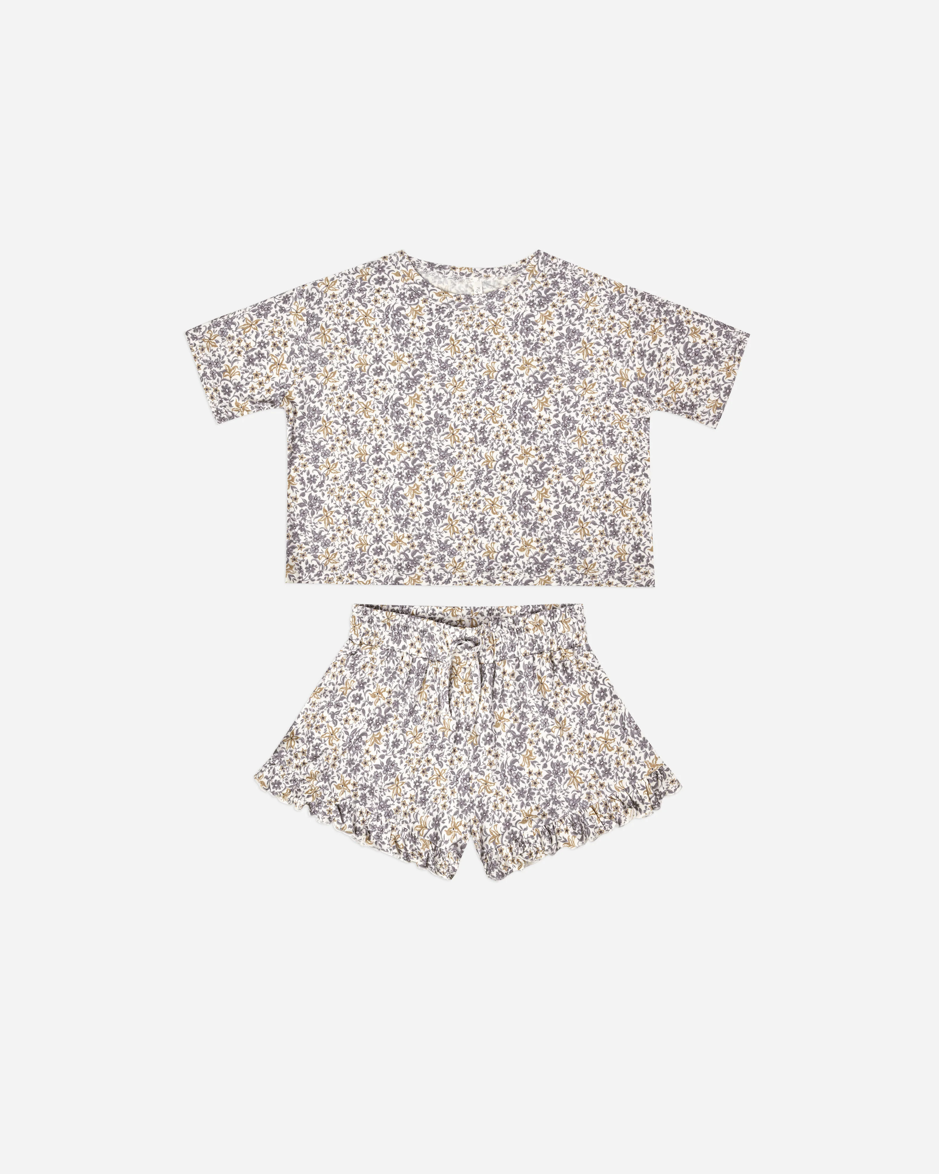 mosie set || blue floral | Rylee + Cru