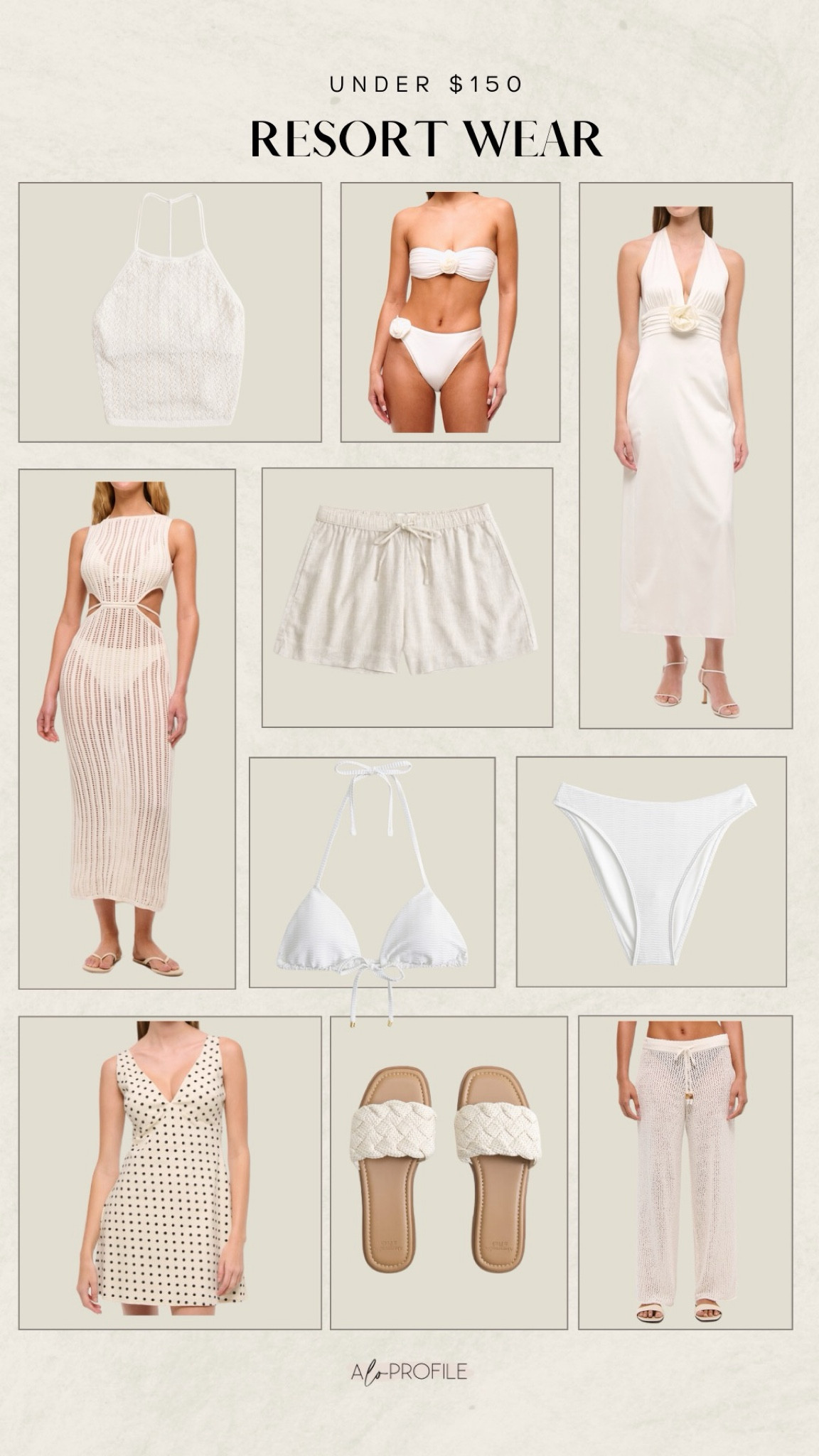 Resort Wear Under $150 via Abercrombie // Abercrombie, spring style, spring wardrobe, spring closet staples, neutral outfits, spring outfit inspo, spring vacation outfit, vacation outfits, resort wear, summer fashion, summer vacation, swimwear, swimsuit coverups, resort wear outfits