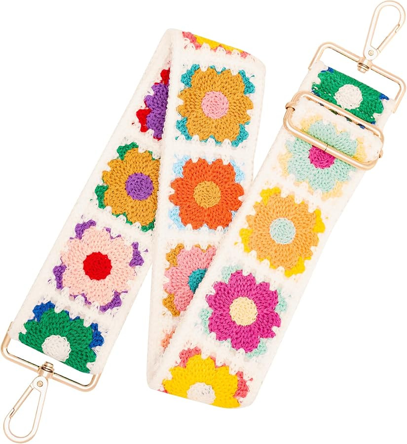 Knit Purse Strap,Replacement Crossbody Wide Adjustable Shoulder Strap for Bag Handbag | Amazon (US)