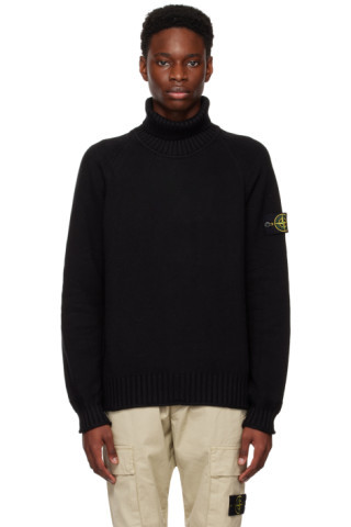 Black Patch Turtleneck | SSENSE