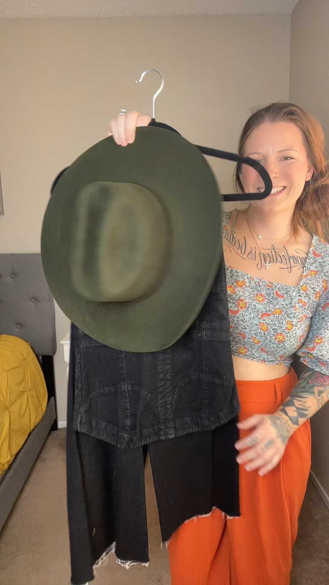 Styling my new cattlemen cowboy hat from American Hat Makers!! This hat is such good quality, 100% wool, lined with satin, and is adjustable! Plus it comes in a bunch of fun colors. 

#LTKU #LTKStyleTip #LTKVideo
