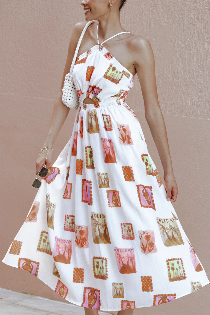 Madi Maxi Dress - White Multi | Petal & Pup (US)