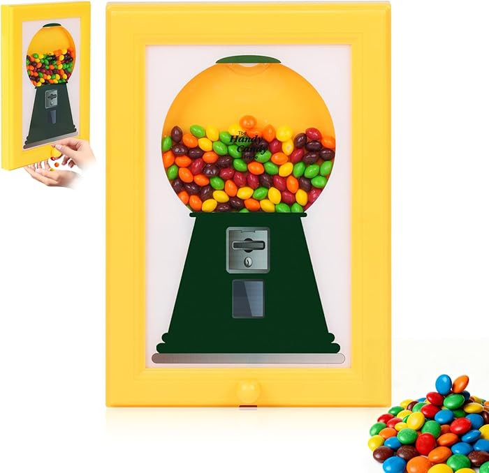 Candy Dispenser Picture Hanging Frame - Gumball Machine in a Frame, Wall Candy Dispenser Perfect ... | Amazon (US)