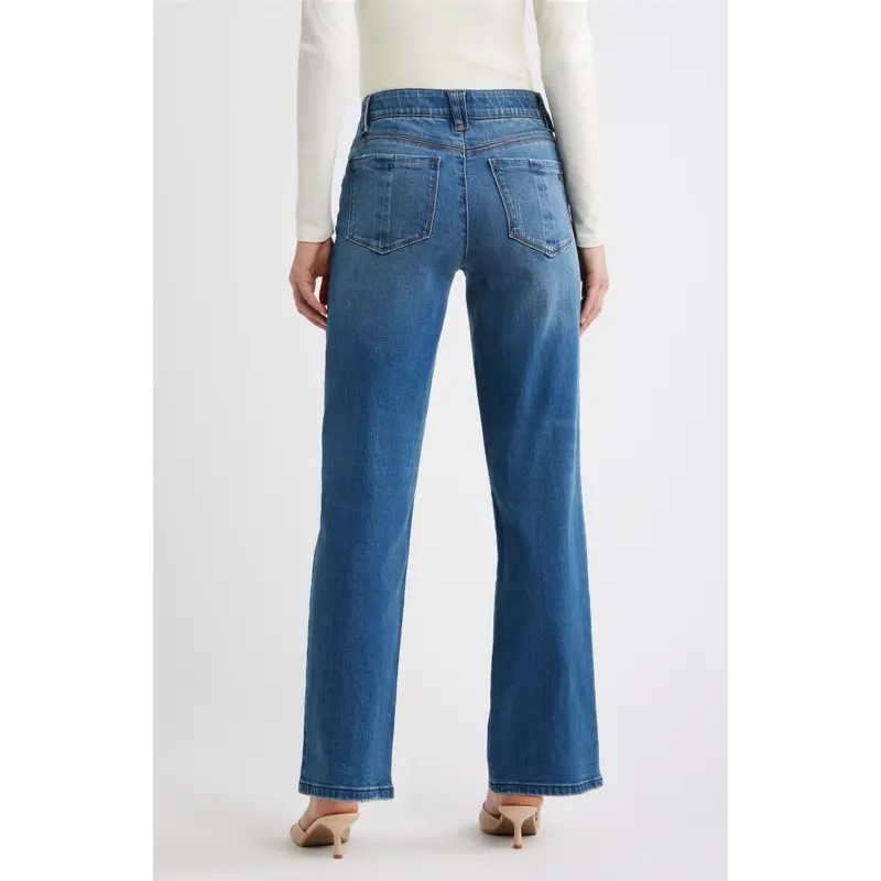 Wit & Wisdom Sawyer Straight Leg Jeans in Blanched Almond at Nordstrom, Size 12 | Nordstrom