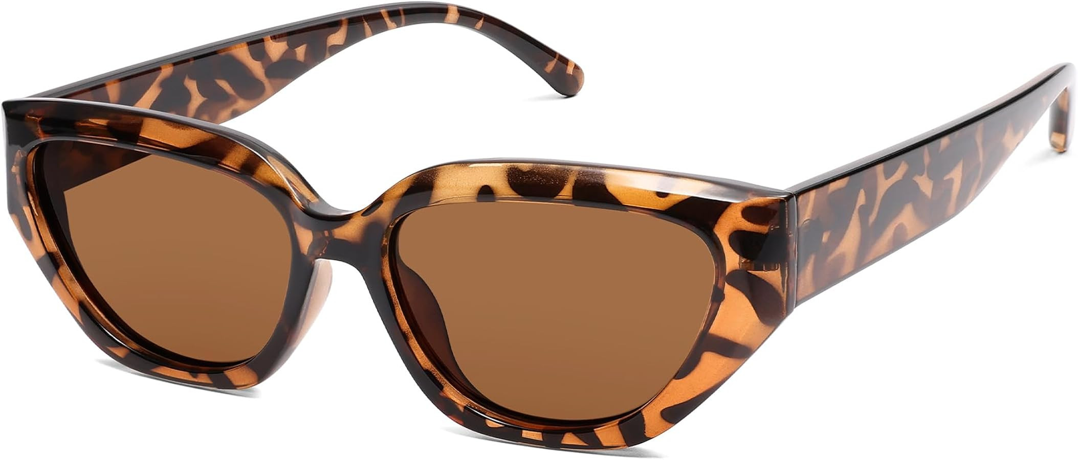 SOJOS Trendy Cute Cat Eye Polarized Sunglasses for Women Fashion Cateye Womens Sunnies SJ2237 | Amazon (US)