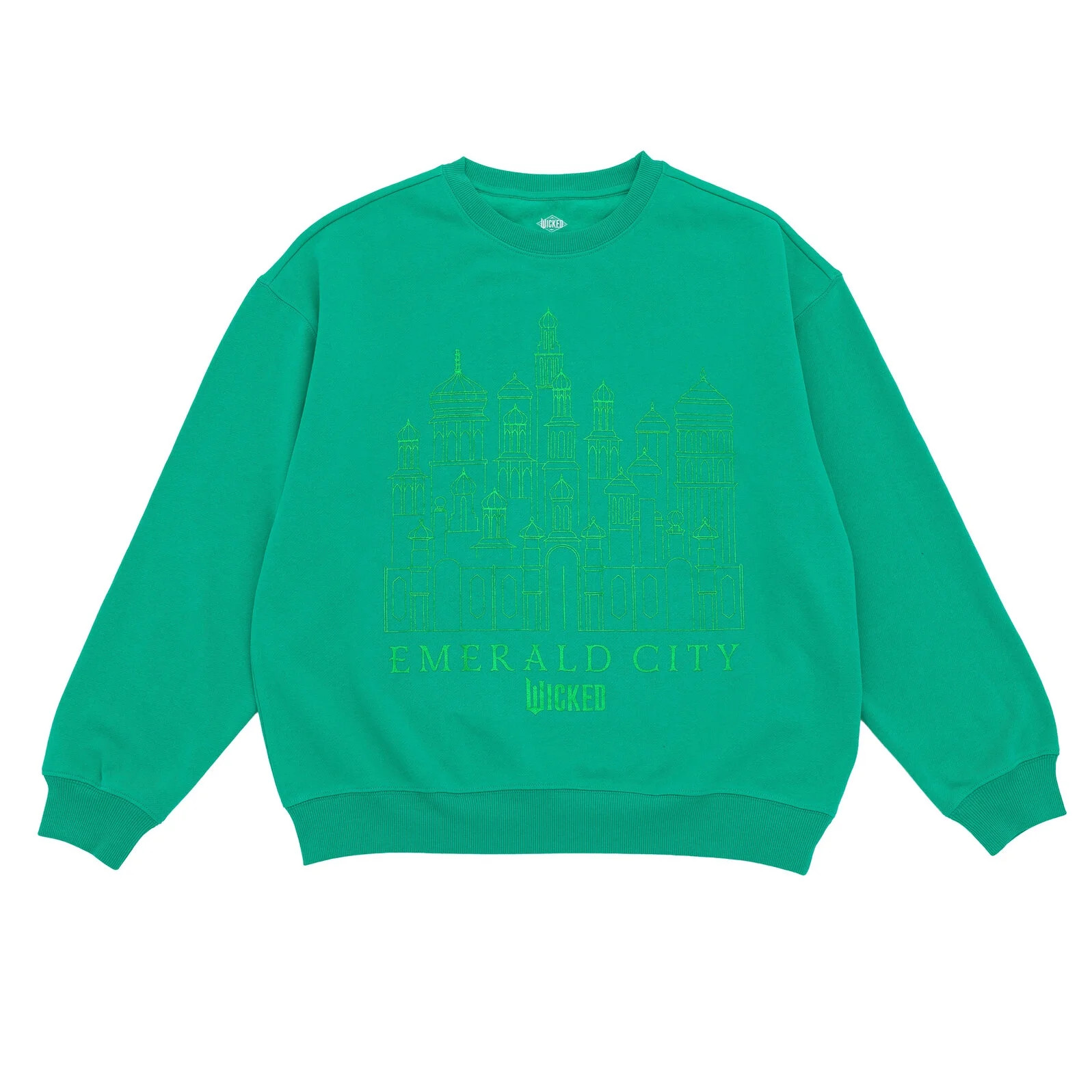Wicked Emerald City Fleece Pullover Sweatshirt Adult | Walmart (US)