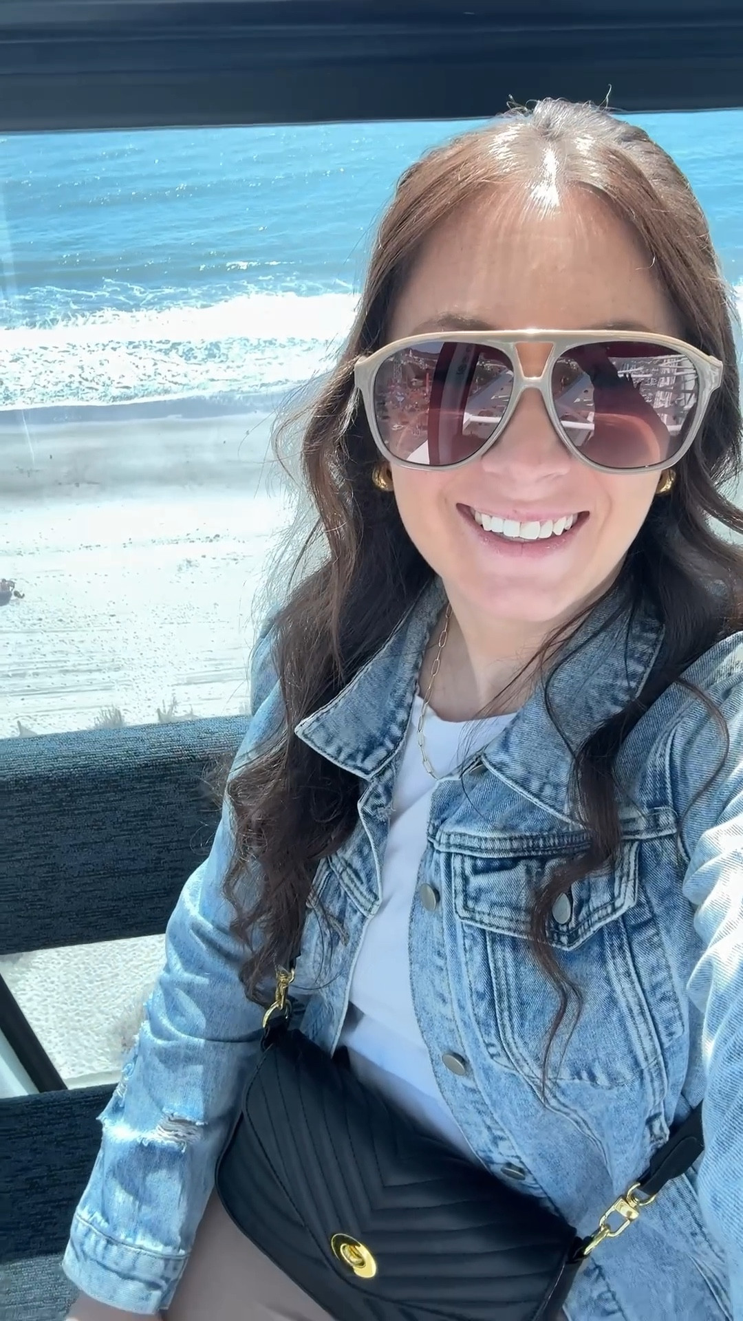 So much fun on the SkyWheel at Myrtle Beach! These linen pants + jean jacket are must have staples and make for great beach outfits! 

#comfystyle #momstyle #beach #springbreak #layers 

#LTKMidsize #LTKTravel #LTKmomlife