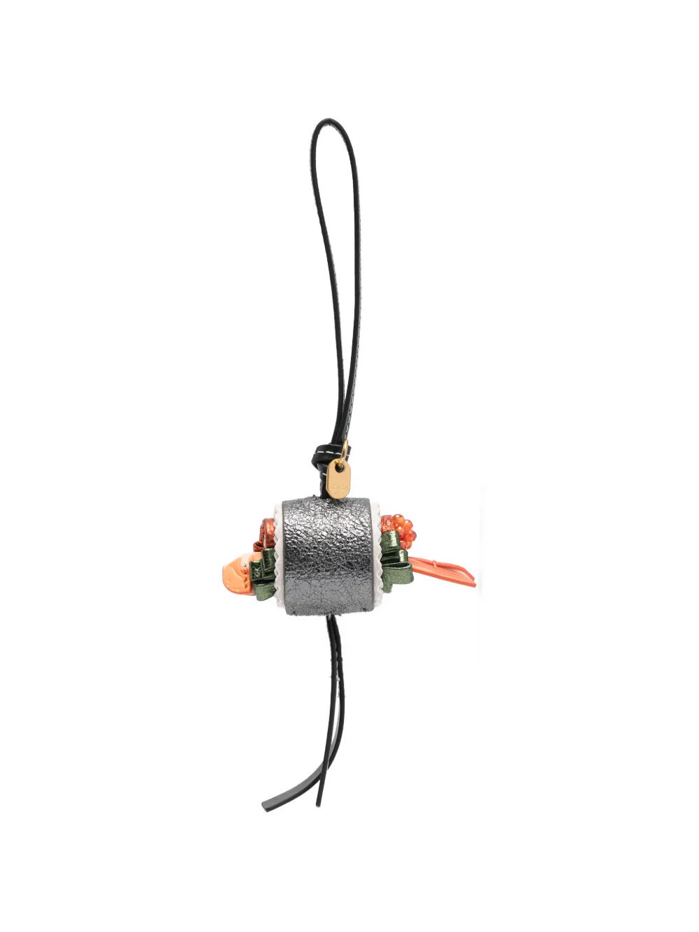 Anya Hindmarch sushi-motif metallic bag charm - Grey | Farfetch Global