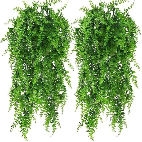 2Pack Vivid Artificial Green Plant Home Garden Decoration Wall Hanging Fake Vines Gift | Wayfair North America