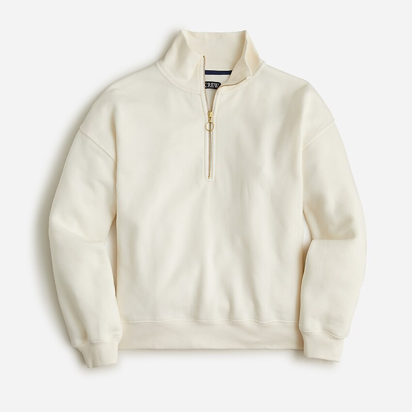 Heritage fleece half-zip sweatshirt | J. Crew US