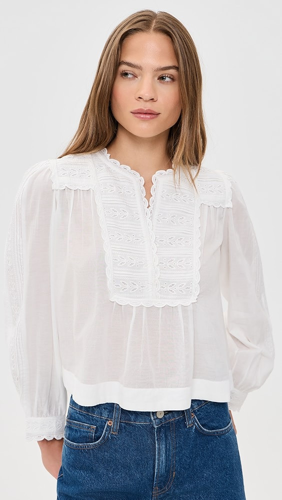 Eliza Eyelet Top | Shopbop
