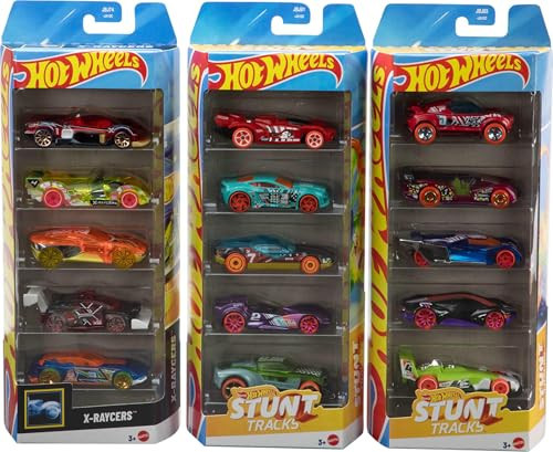 Hot Wheels Toy Cars or Trucks 5-Pack Bundle, 3 Themed Sets of 5 1:64 Scale Vehicles, 15 Total Vehicles for Kids & Collectors (Styles May Vary) (Amazon Exclusive) | Amazon (US)
