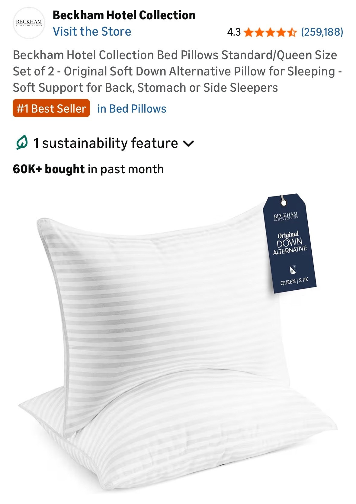The best pillows! Great quality, the perfect combination of sturdy and soft. I have them for all of our beds! 

#pillows #hotelquality #bedroom

#LTKHome #LTKSaleAlert