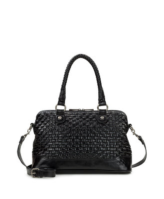 Augusta Satchel - Discovery Collection — Vintage Distressed Woven Leather | Patricia Nash Designs