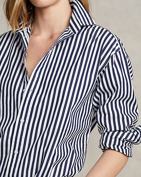 Relaxed Fit Striped Cotton Shirt | Ralph Lauren (UK)