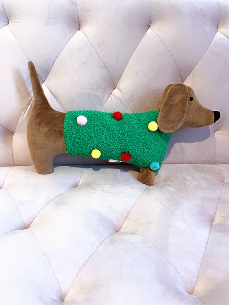 Christmas wiener dog pillow from Target. 

Christmas decor, holiday decor, Christmas pillow, holiday pillow, Target decor, Target Christmas decor, Target holiday decor 

#LTKfindsunder50 #LTKhome #LTKHoliday