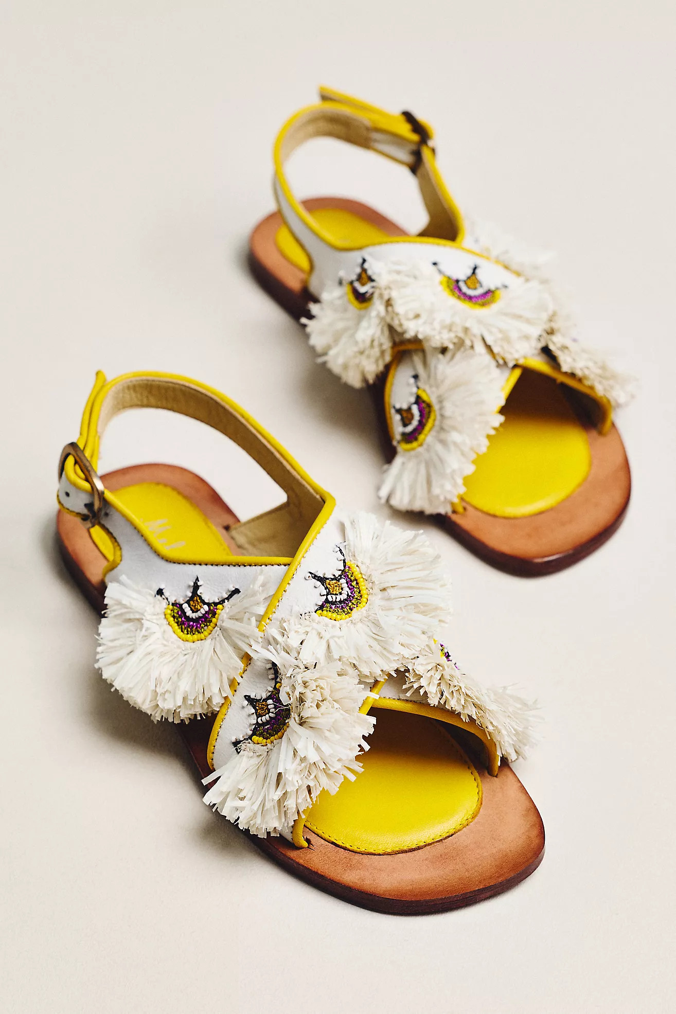 Meher Kakalia Rio Flower Sandals | Anthropologie (US)