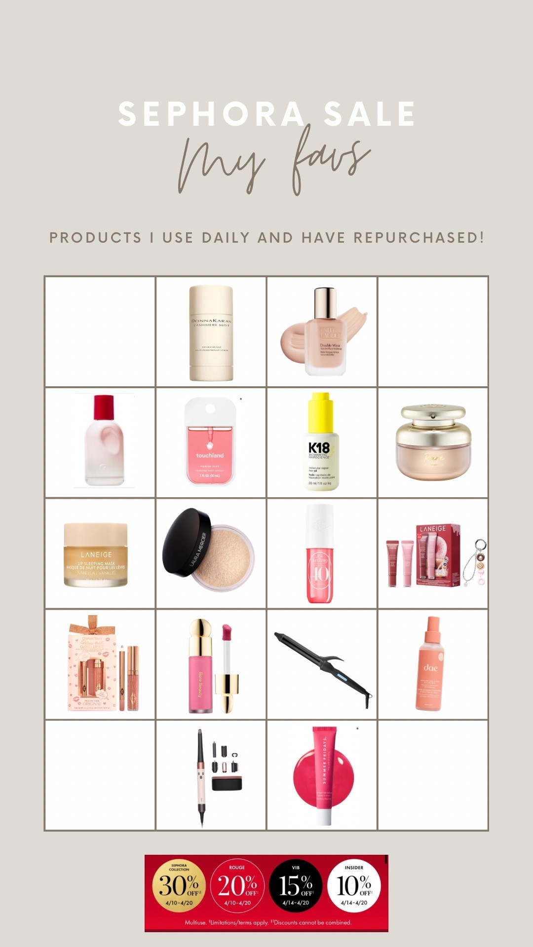 Sephora Sale is now live for EVERYONE! Linked my tried and true, and everyday products I love. I’m a little bit of a product junky so this isn’t even everything. Let me know if you try any of these! 

#LTKSaleAlert #LTKselfcare #LTKBeauty