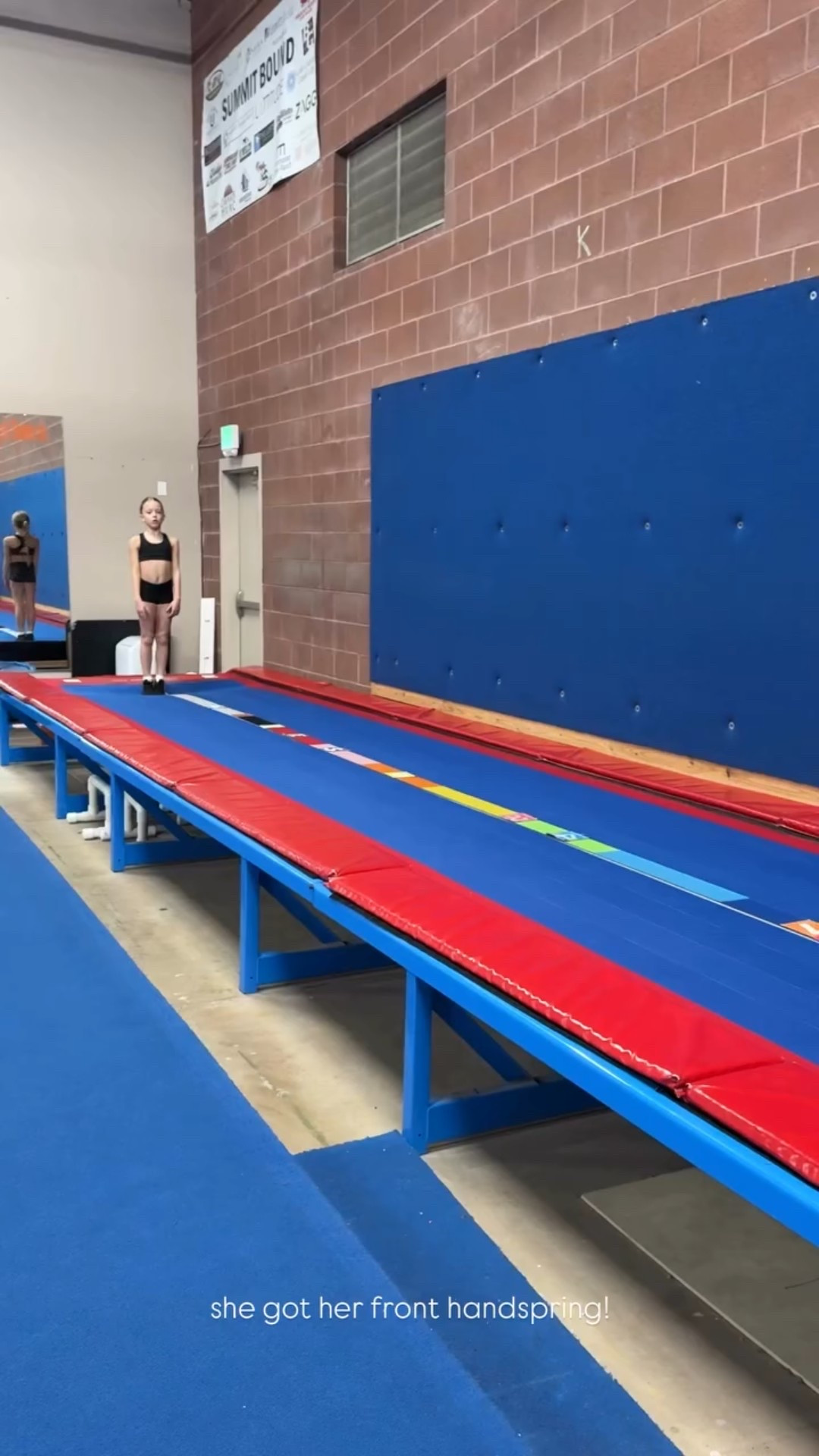 she got her front handspring! @southforcecheer