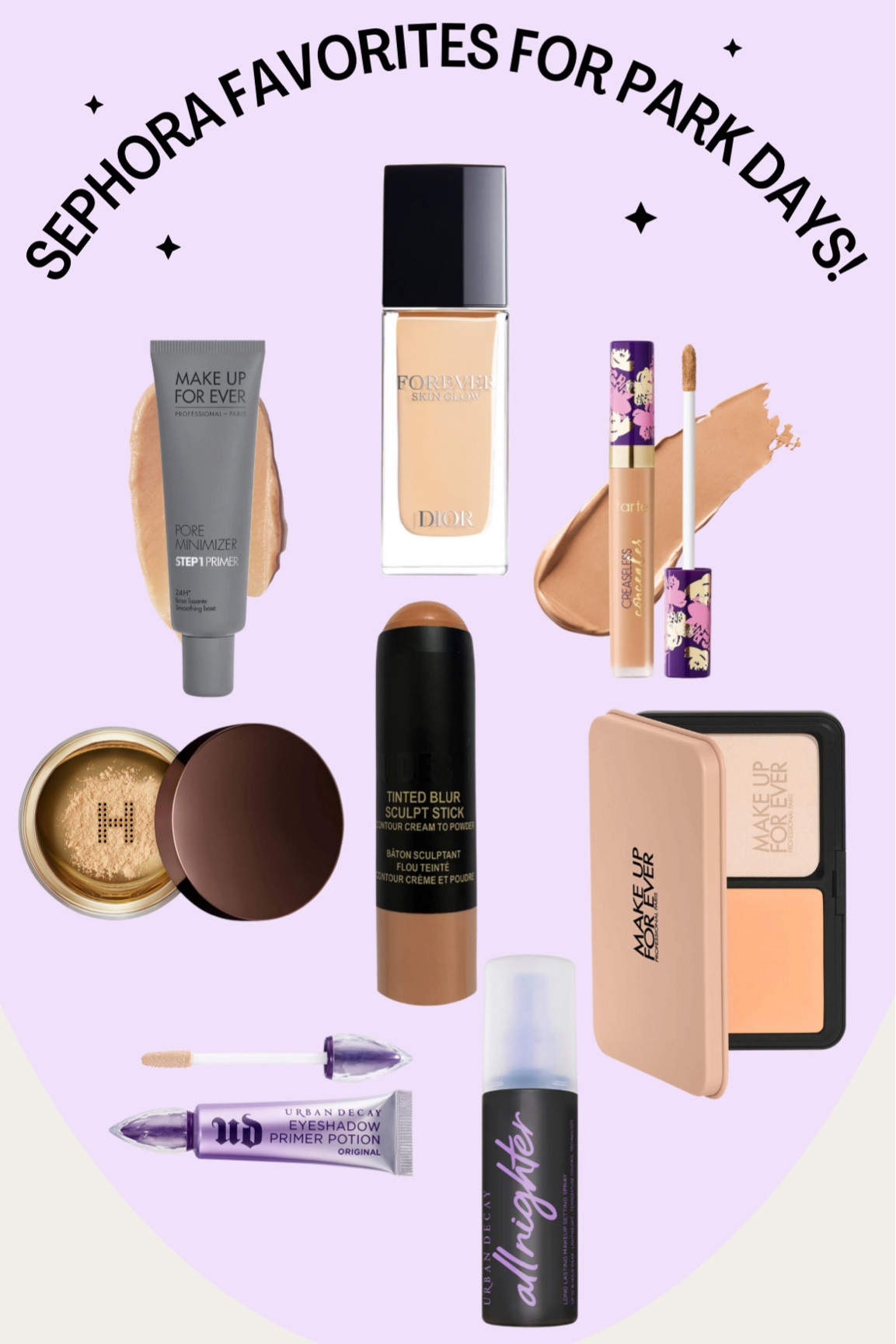 My tried and true products for getting my make to outlast heat, humidity and sweat! Going to Disney, especially in Florida, can be brutal and hot, but my make up always stays great with these Sephora products! All under $60 as well!

#LTKfindsunder100 #LTKbeauty #LTKtravel