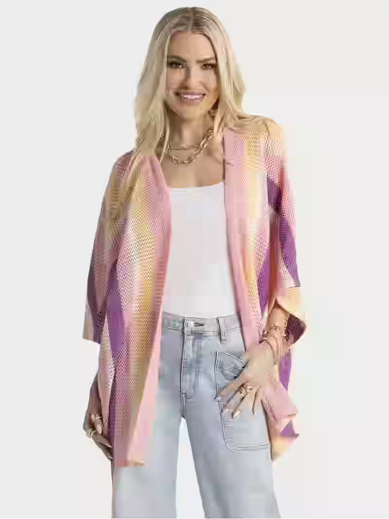 Jessica Simpson Women's Cordelia Pointelle Kimono, Sizes S-XL - Walmart.com | Walmart (US)