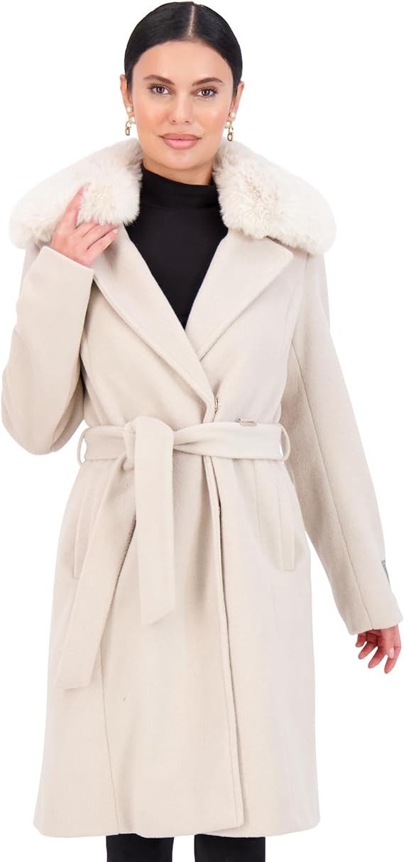 Vince Camuto Double-Breasted Wool Blend Womens Jacket, Winter Coats for Women | Amazon (US)