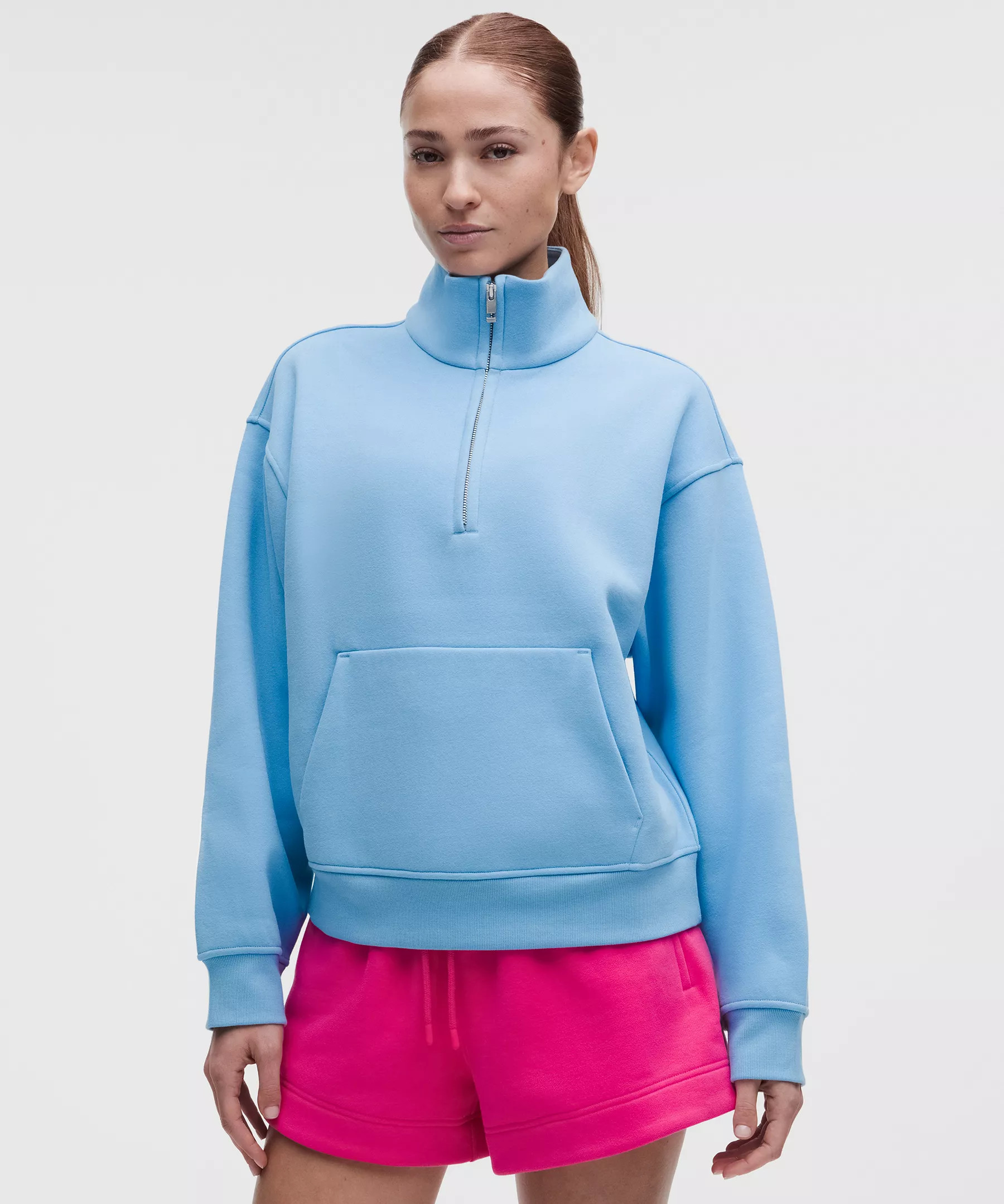 Women's Steady State SuperLoft Funnel-Neck Half Zip | Lululemon (US)