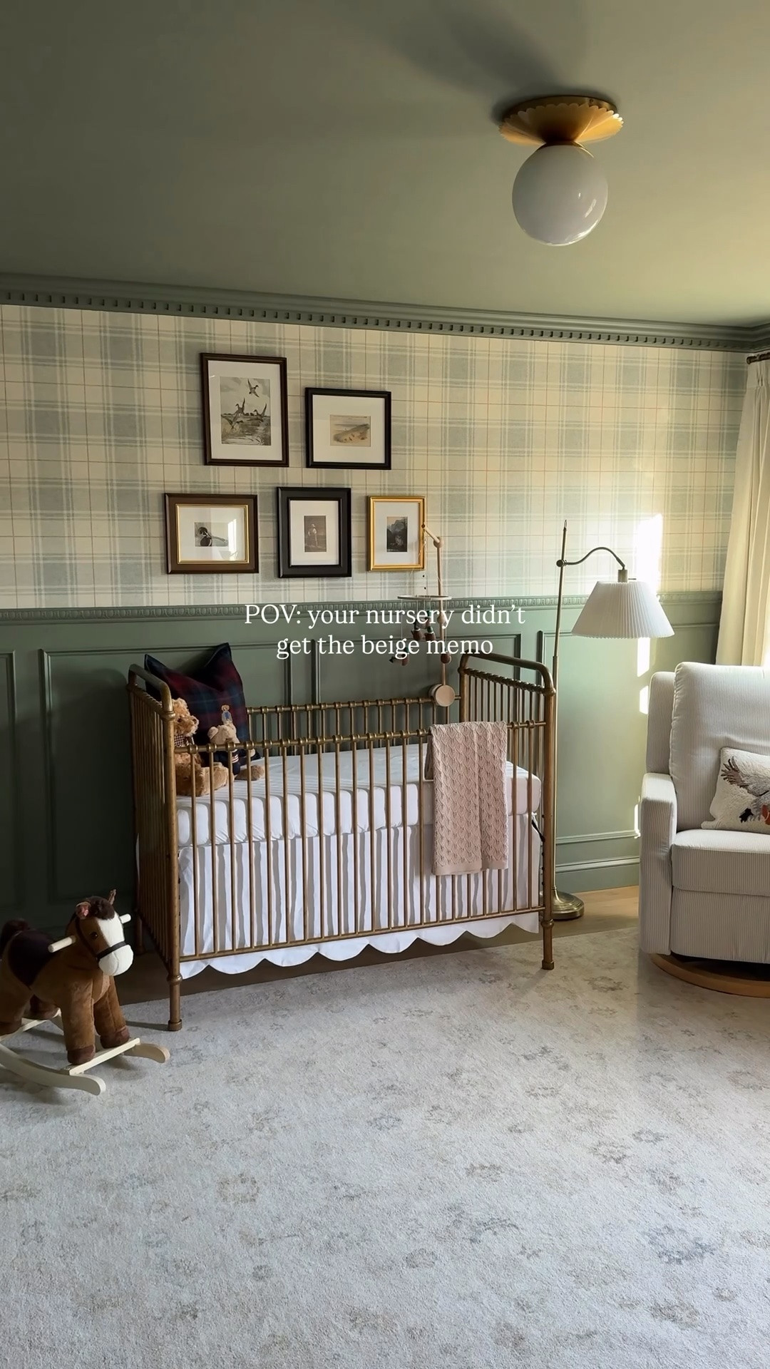 Love our vintage Ralph Lauren inspired nursery! Linked everything we used