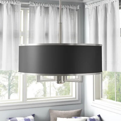 Berthine Shaded Drum Chandelier | Wayfair North America