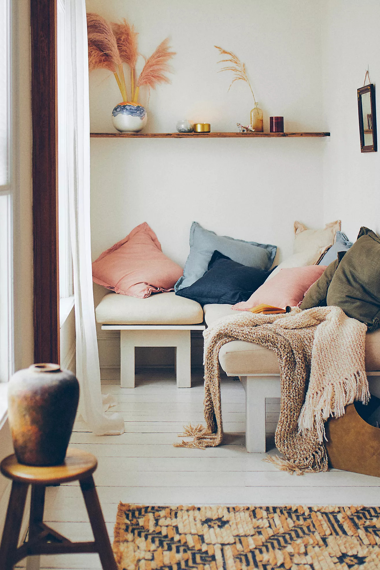 Luxe Linen Blend Cushion | Anthropologie (UK)
