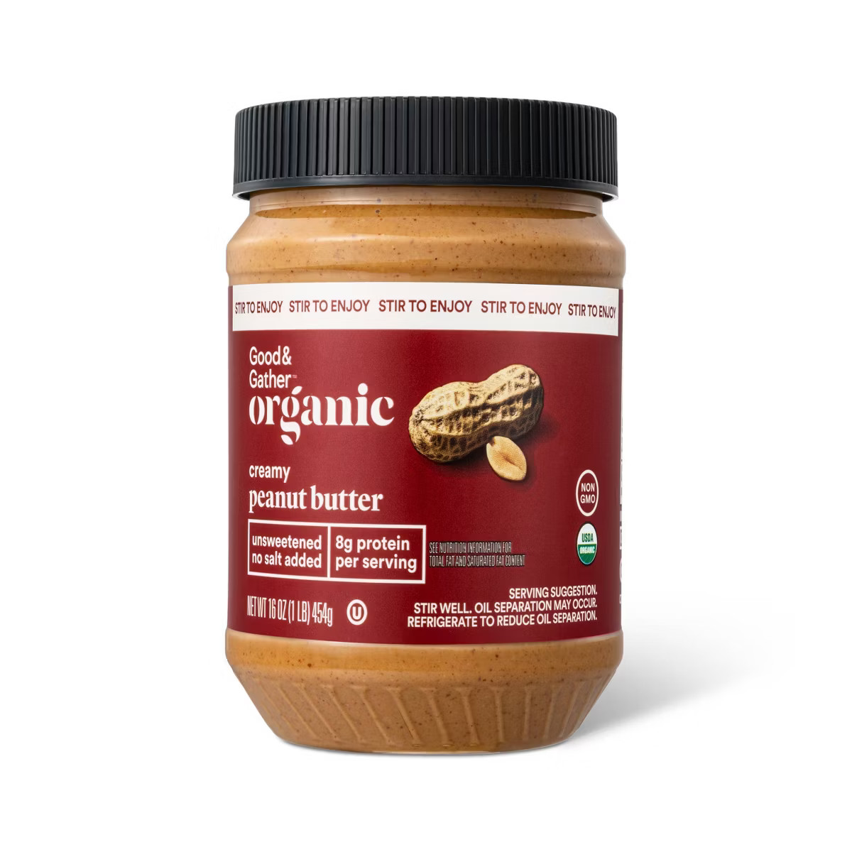 Organic Creamy Peanut Butter - 16oz - Good & Gather™ | Target