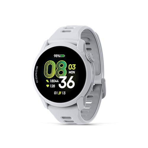 COROS PACE 4 Ultralight Sport GPS Watch, 1.2" AMOLED Touchscreen,19 Days of Daily use, Voice Features, Advanced Training Tools, Accurate GPS, Heart Rate Monitor, Run (White Silicone) | Amazon (US)