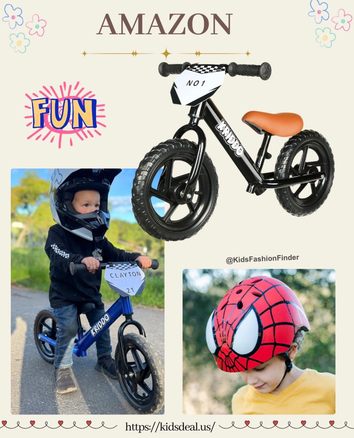 🚴‍♂️ Sturdy Carbon Steel Balance Bike – built to last & rust-resistant! Easy for little riders to carry & lift on their own.💪

✨ Comes with a customizable front plate + stickers so kids can add their name or number = their very own cool ride! 🏆

⭐️ Perfect 1st bike for 2+ yrs – fun, sturdy & easy to assemble.

Amazing for learning balance & confidence! 🎁 Great birthday or Christmas gift. 🎄

#BalanceBike #ToddlerBike #GiftForKids #ChristmasGiftIdeas #LearningThroughPlay #OutdoorFun #DealAlert 

 #LTKFamily

#LTKKids #LTKSpringSale #LTKSaleAlert