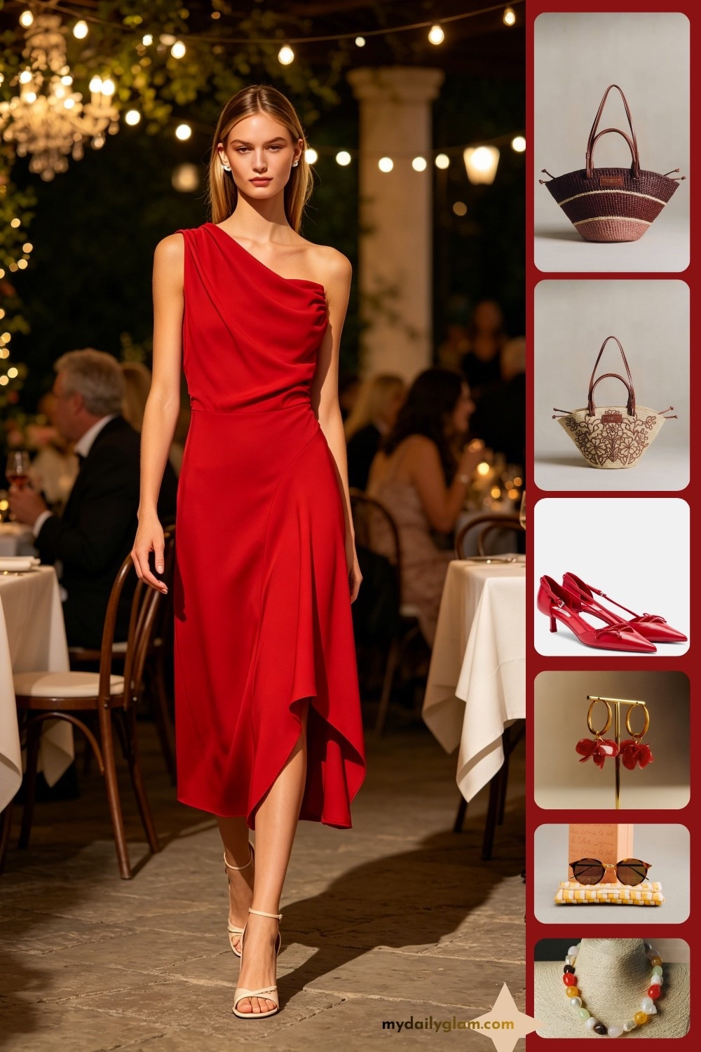 Red One-Shoulder Midi Dress | Perfect Evening Dinner Outfit
#RedEveningDress #DateNightStyle #WeddingGuestLook

#LTKootd #LTKOver40 #LTKSeasonal