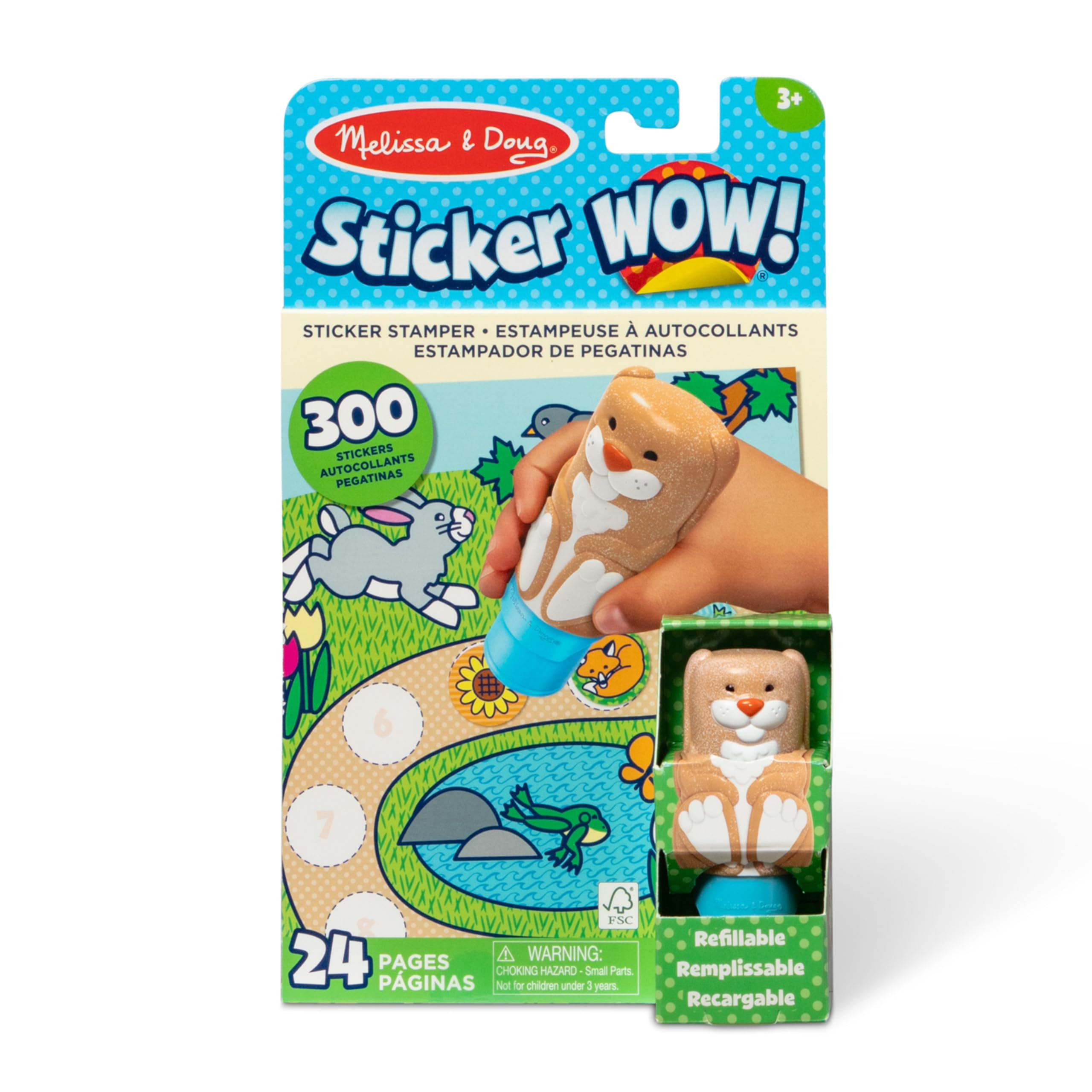 Melissa & Doug Sticker Wow!™ 24-Page Activity Pad and Sticker Stamper, 300 Stickers, Arts and C... | Amazon (CA)