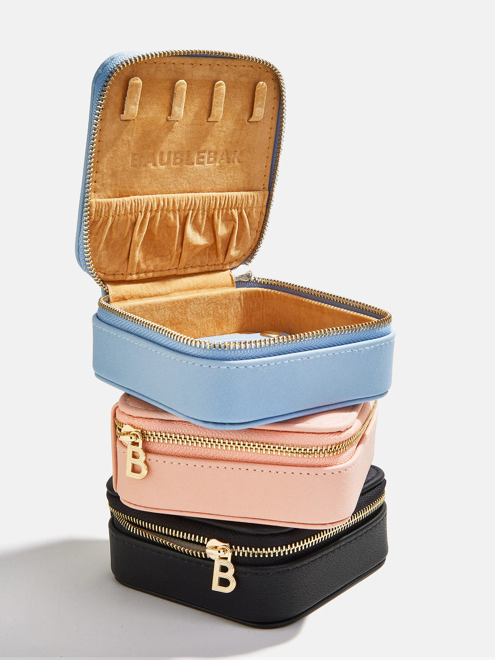 Square Jewelry Storage Case - Pink | BaubleBar (US)