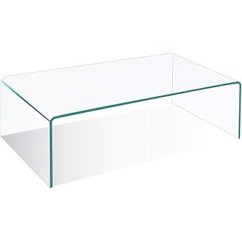 Safavieh Home Collection Willow Clear Coffee Table | Amazon (US)