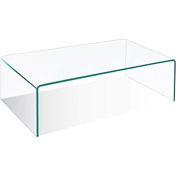 Safavieh Home Collection Willow Clear Coffee Table | Amazon (US)