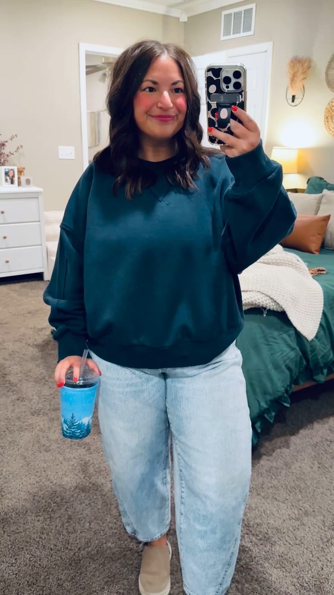 Subtle Christmas vibes but still totally festive ✨🎄 Keeping it cozy 🌟

slip on shoes: fit oversized // wearing a kids 2 (linking adult size below)
jeans: fit true to size // wearing a 14
crewneck: fits small // wearing an XL (fits like a large) 

 

#LTKHoliday #LTKootd #LTKSeasonal