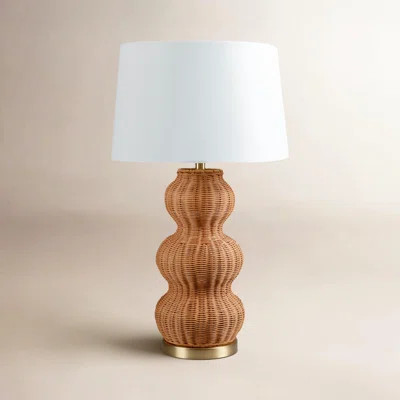 Gianna Wicker/Rattan Table Lamp | Wayfair North America