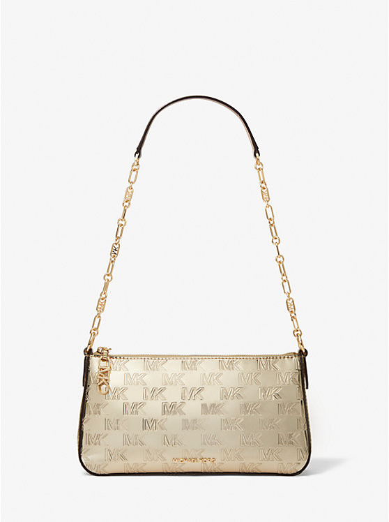 Empire Medium Patent Chain-Link Pochette | Michael Kors US