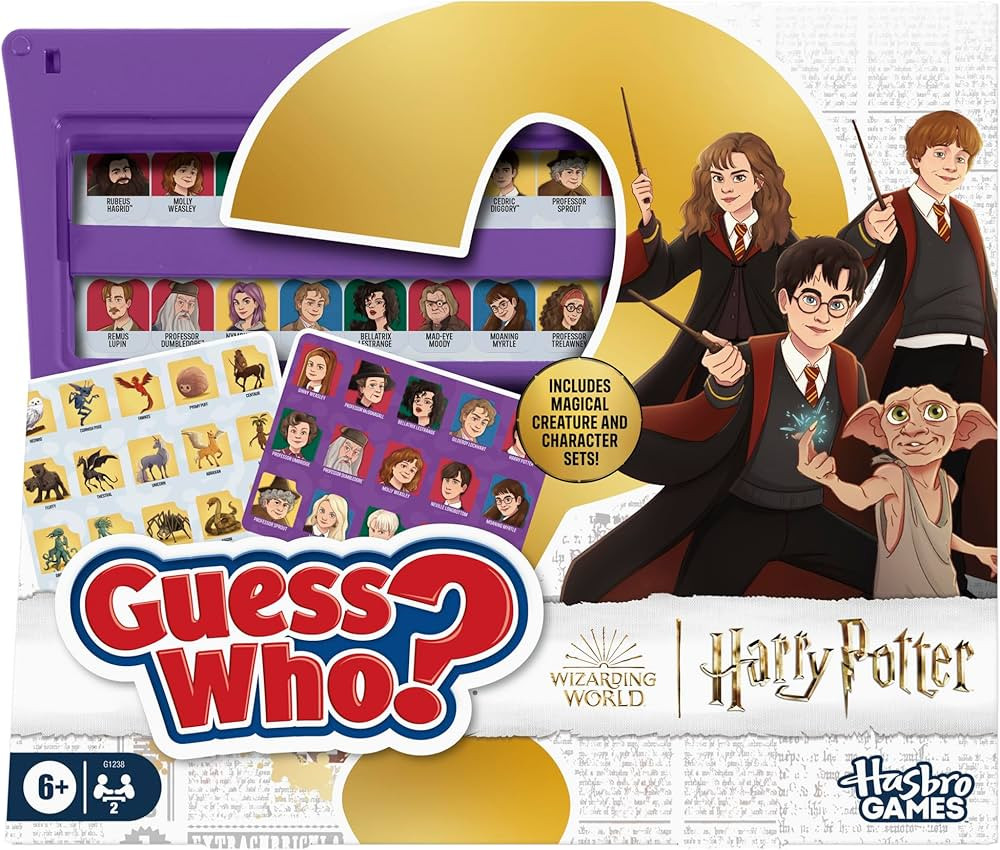 Guess Who? HARRY POTTER Edition Board Game | Ages 6 and Up | 2 Players | Fun Games for Kids and P... | Amazon (US)