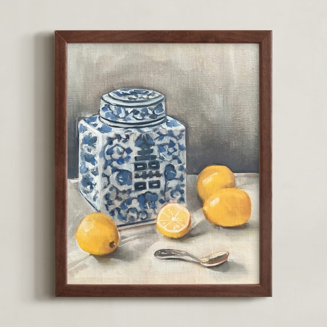 Lemon Chinoiserie | Minted