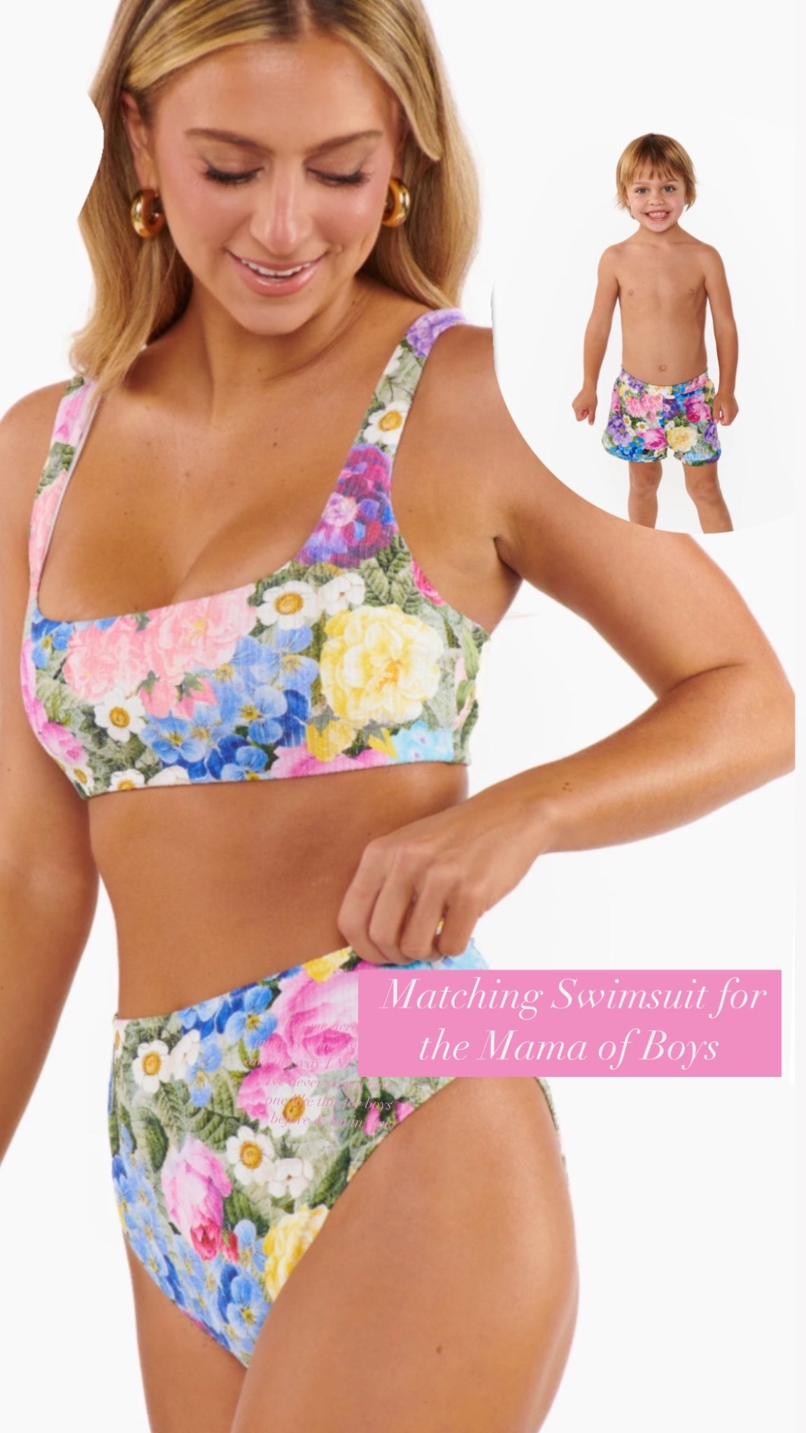 Mom and Me (boy mom) matching swimsuits OBSESSED 

#LTKFamily #LTKKids #LTKSwim
